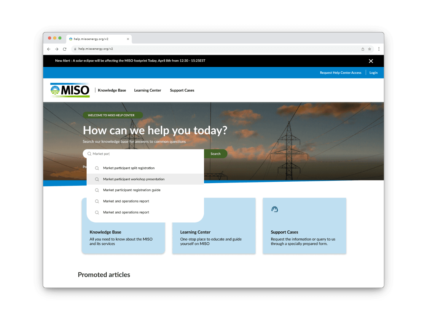 Transformed MISO Help center that helps... actually 25% extra 🔎