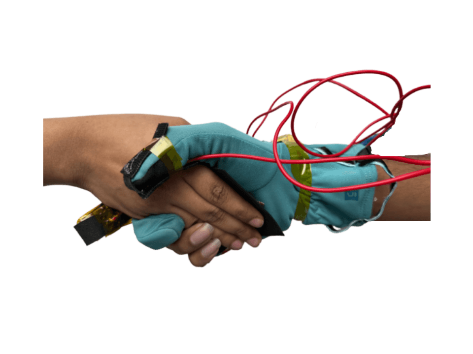 Can you feel my hugs through a glove remotely ? 🤗 · Ganesh Kumar