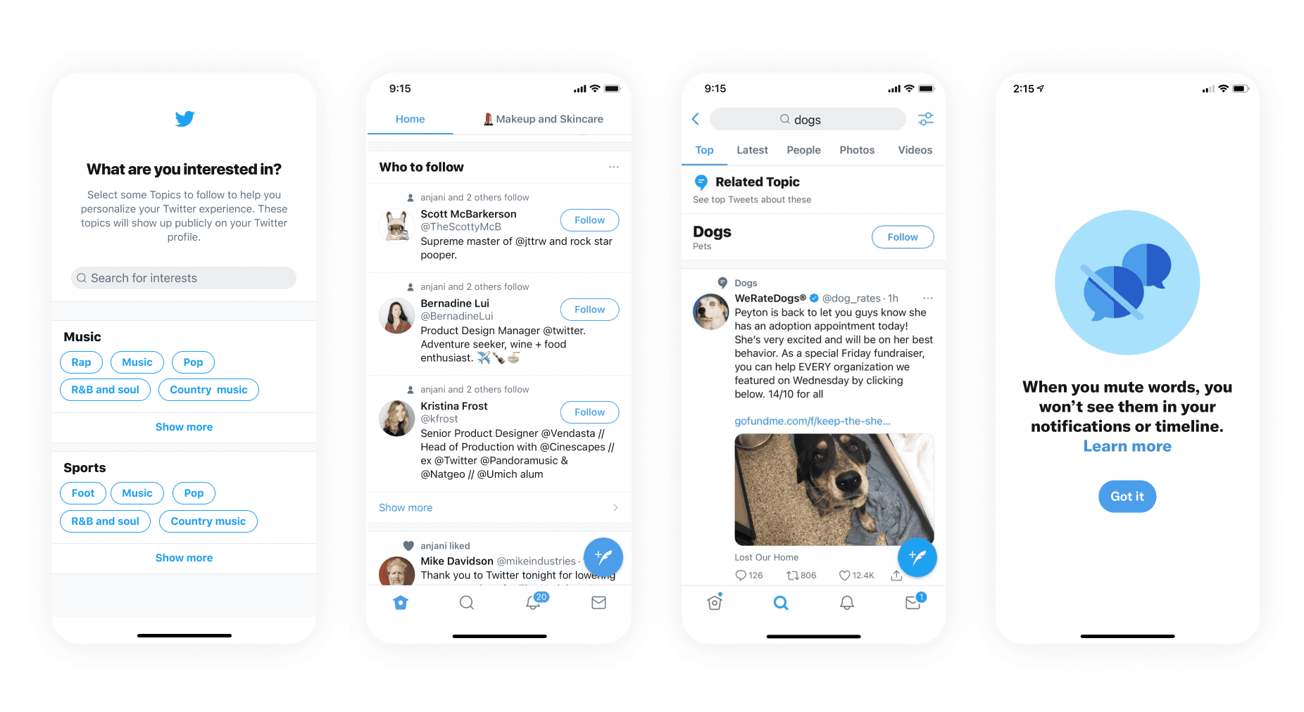 Boost App Screens